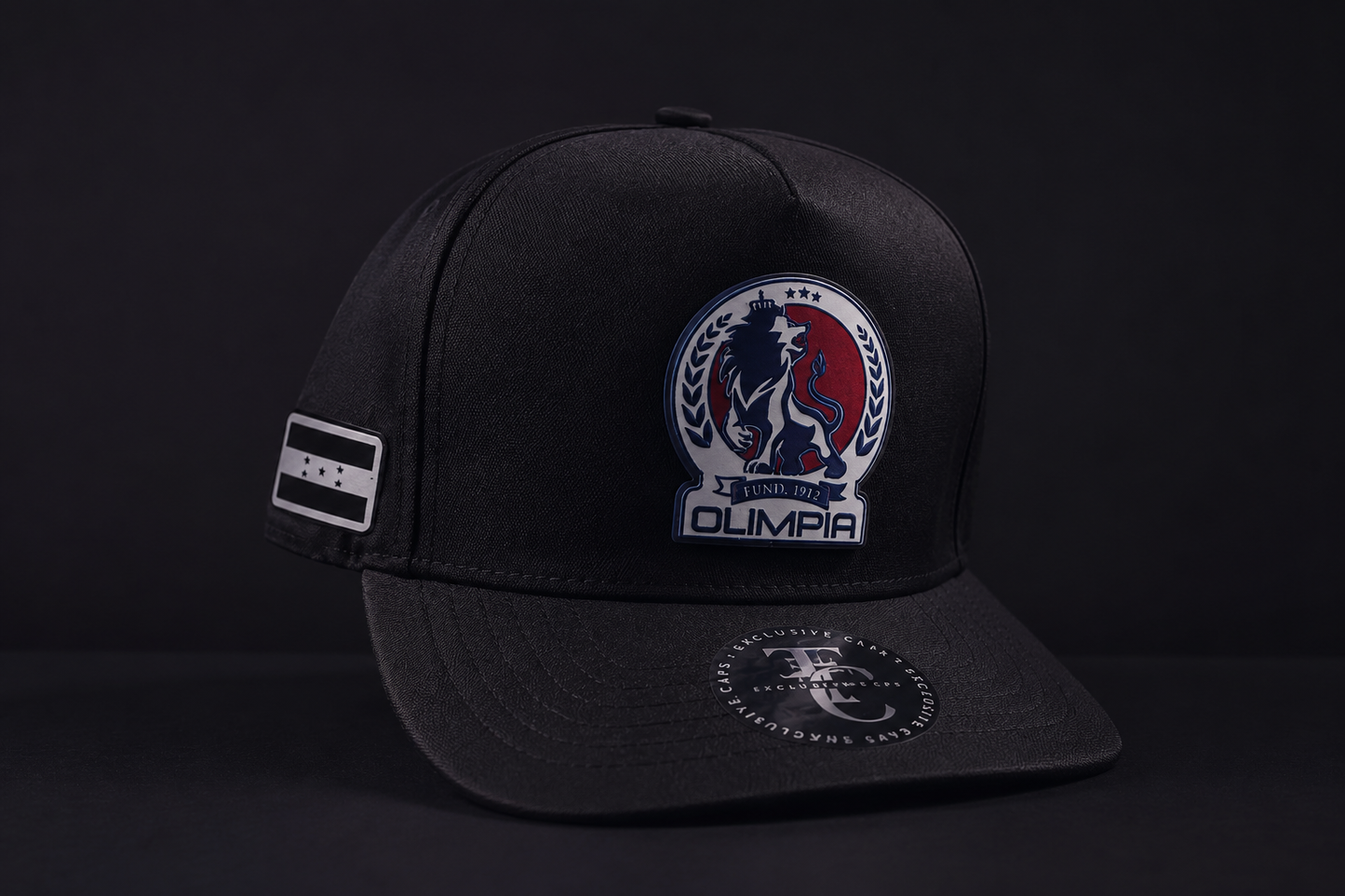 Gorra Oficial Olimpia Honduras Negra Unisex